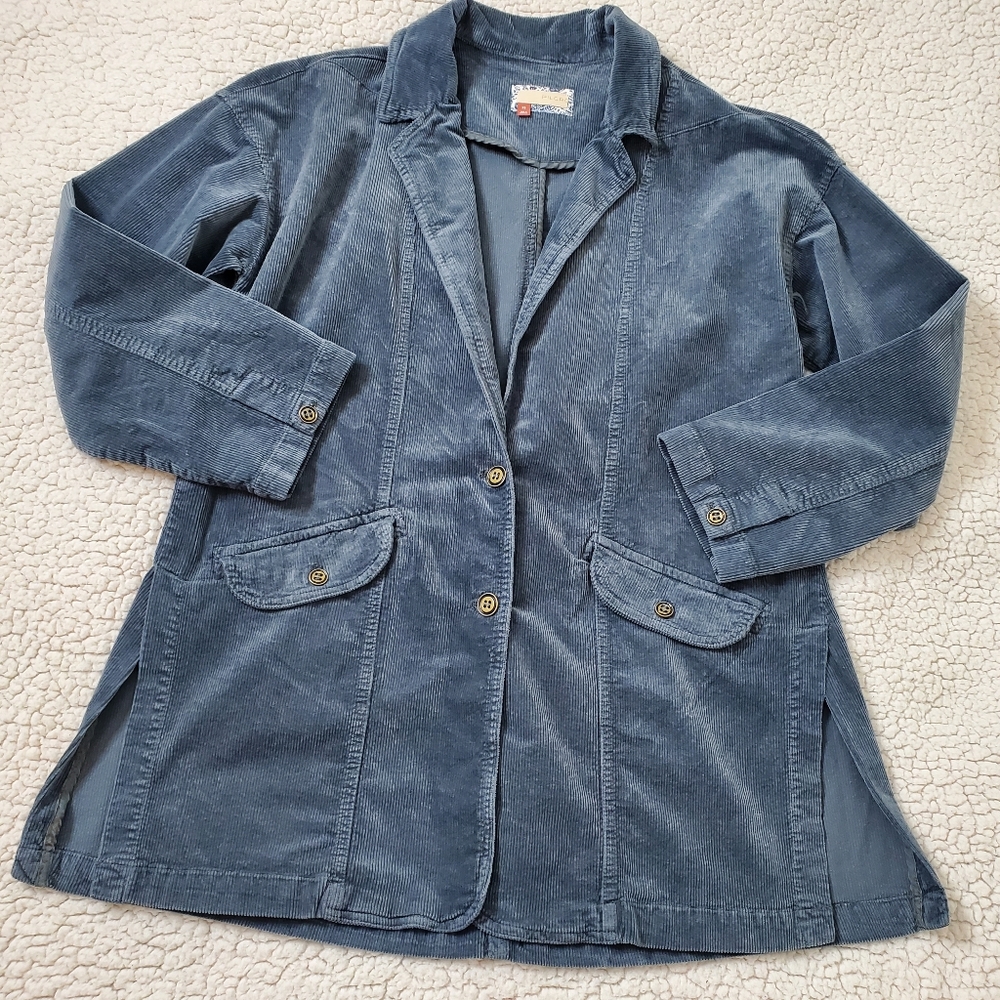 Pilcro Washed Corduroy Oversized Blazer Jacket Size XS